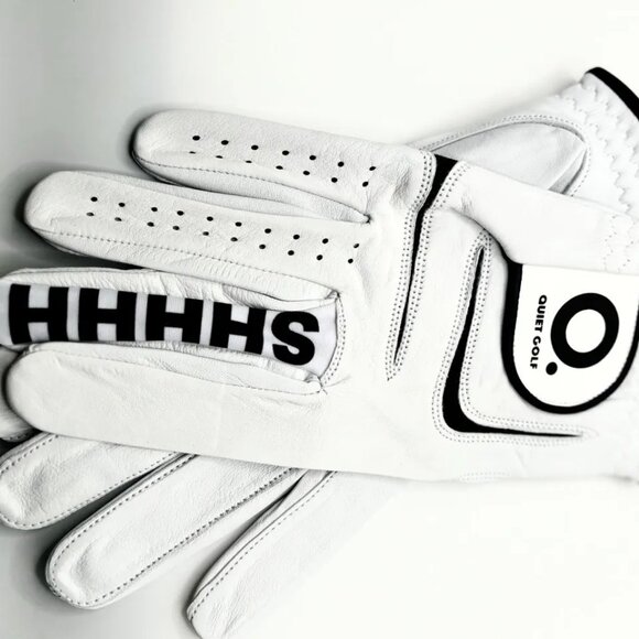 Quiet Golf White SHHHH Golf Glove - Picture 4 of 9